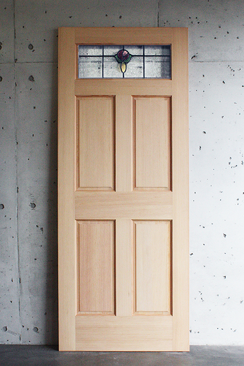 サイズオーダー木製室内ドア　ステンドグラス　ID-821