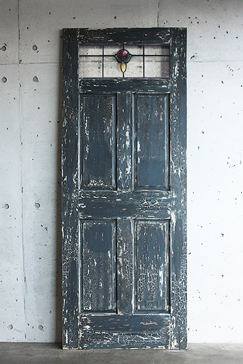 サイズオーダー木製室内ドア　ステンドグラス　ID-805