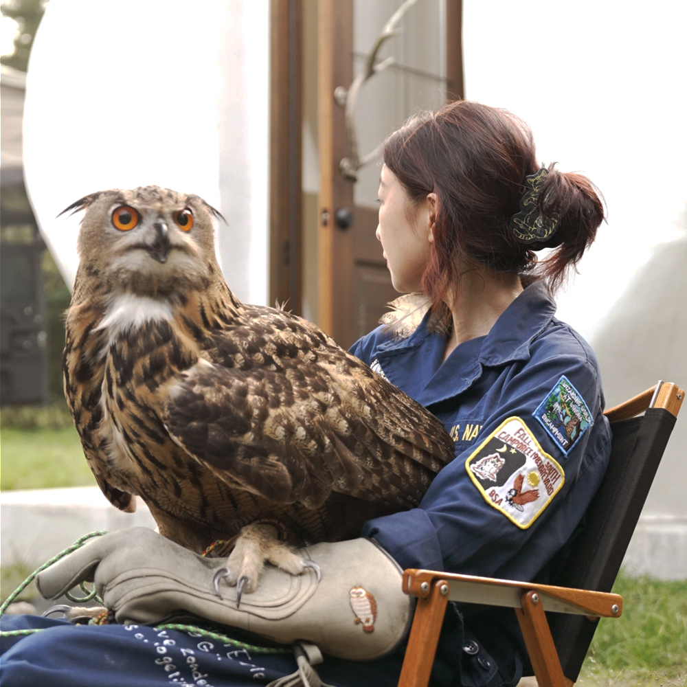 3Dプリンターで造形された未来的な白い建物と木製ドアの外観