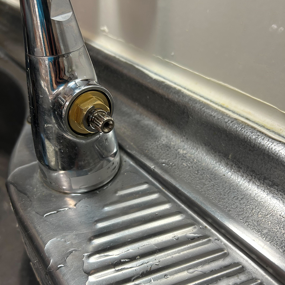 新品を取り付けた様子