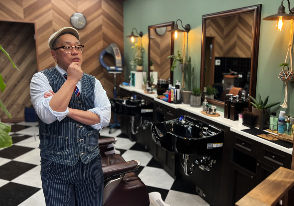 ゾーニングされたカットスペースと休憩場