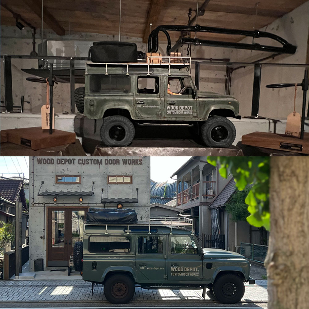 実車を忠実に再現したランドローバーディフェンダーのラジコン