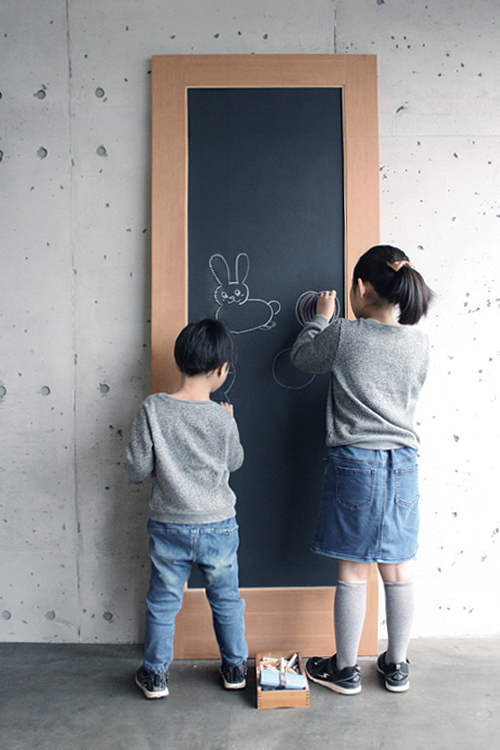 木製室内ドア 黒板 子ども部屋 フル黒板ドア マグネット