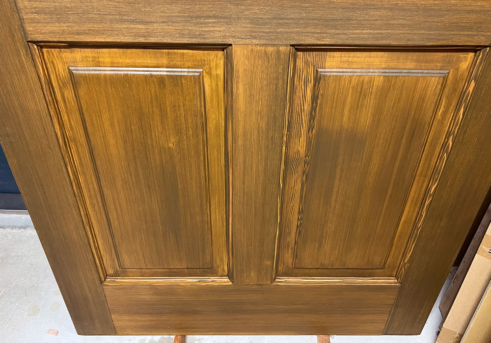 塗装直後のドアの状態