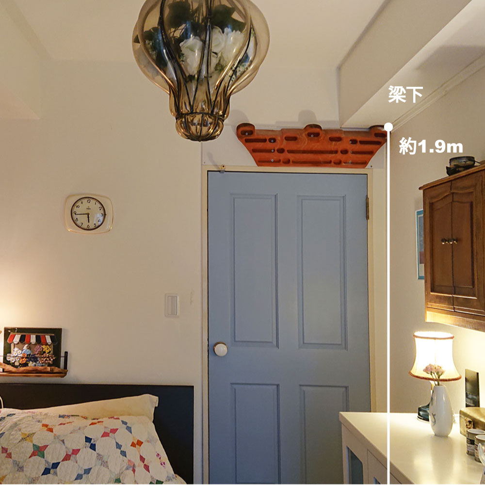 梁下約1.9mをサイズオーダードアで叶える「ノッティングヒル風マンションリノベ」