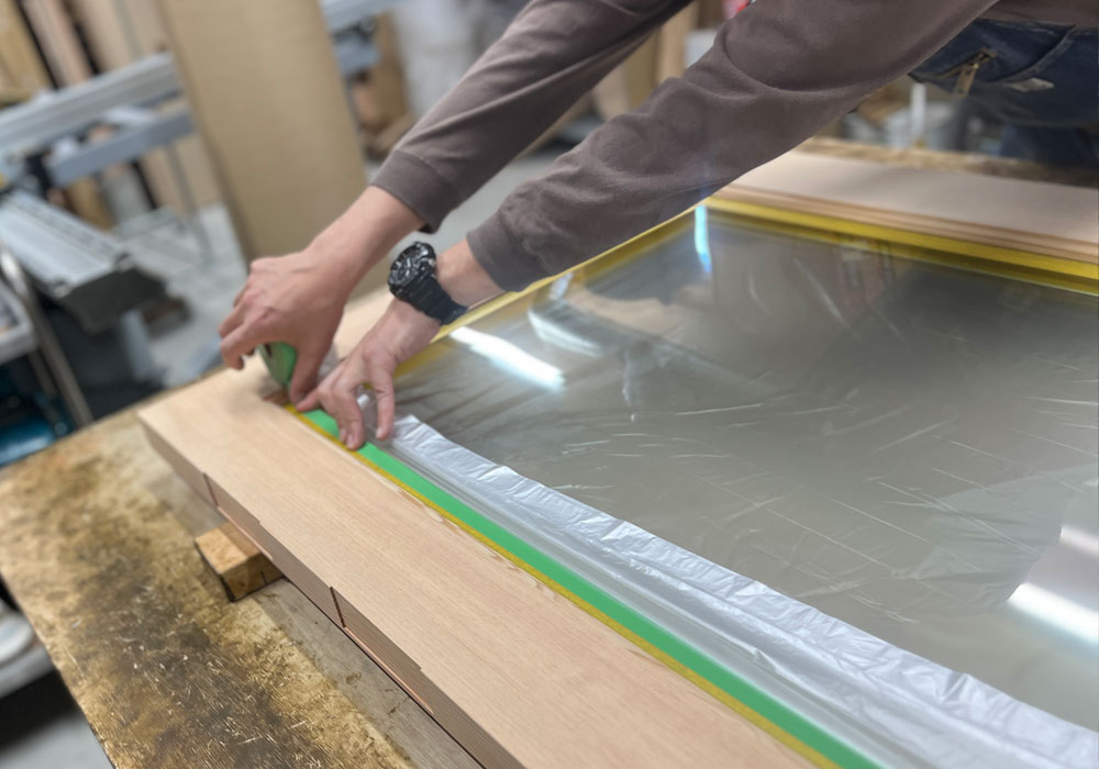 マスカーの貼り付け