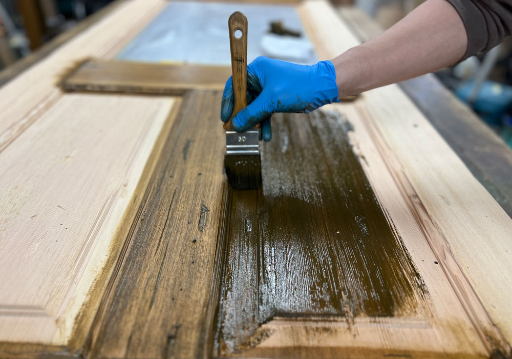 パーツごとの塗装作業