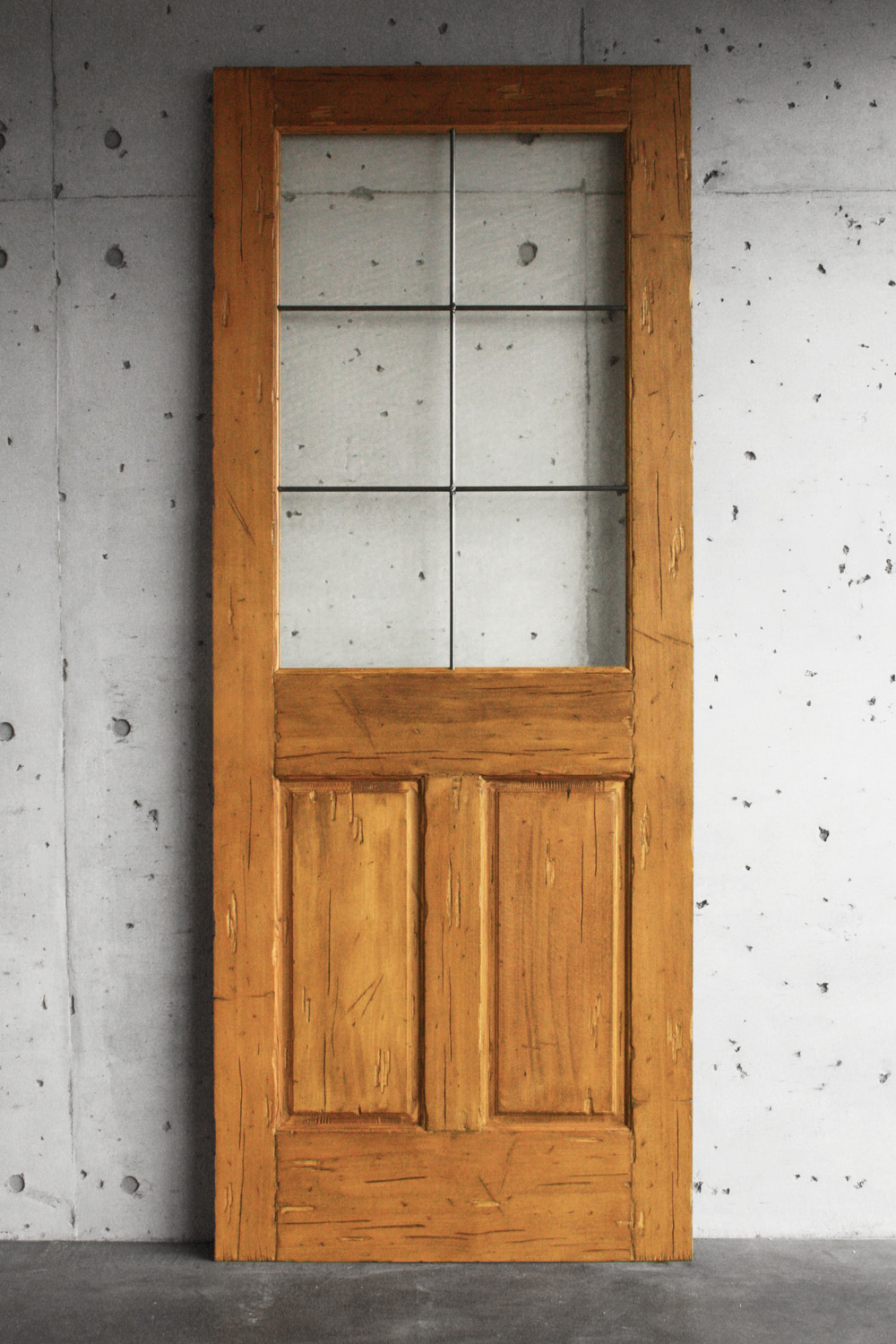 木製室内ドア　アイアン格子　ID-704