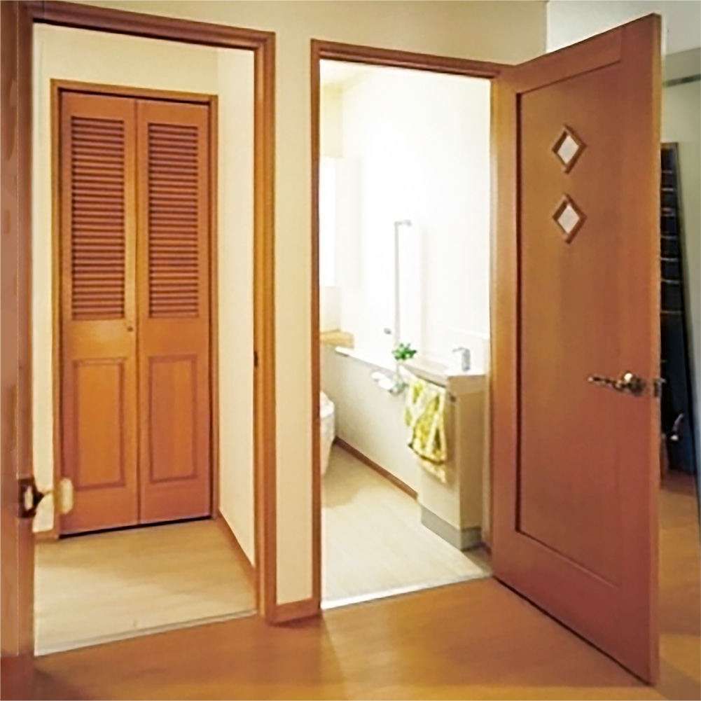 ルーバークローゼットドア施工事例