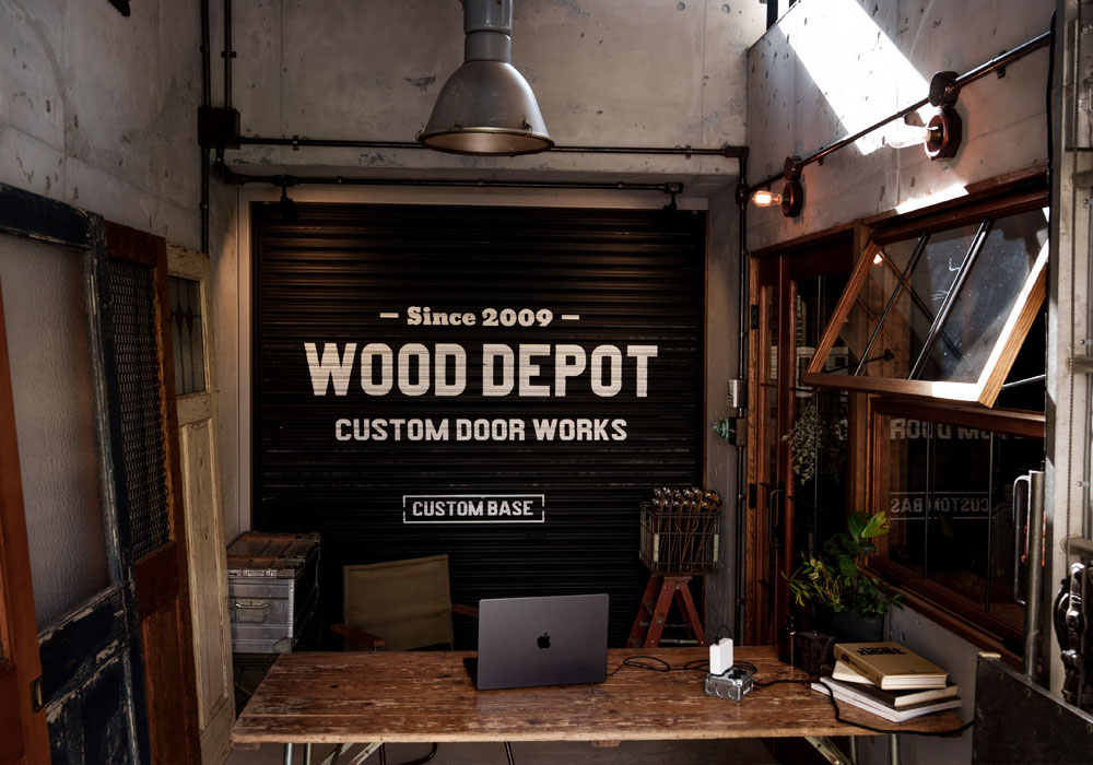 WOOD DEPOT ショールームの打ち合わせスペース