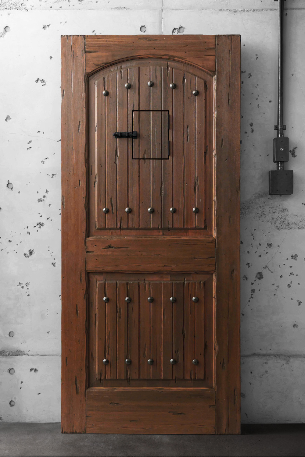 木製ドア WOOD DEPOT / 木製玄関ドア グリル ID-870.