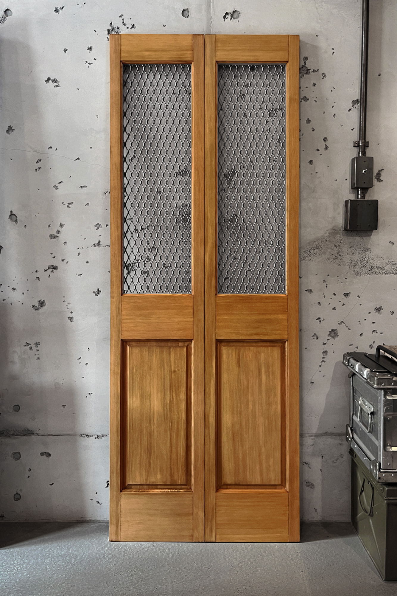 木製ドア WOOD DEPOT / クローゼット ID-917 折れ戸 ヴィンテージ