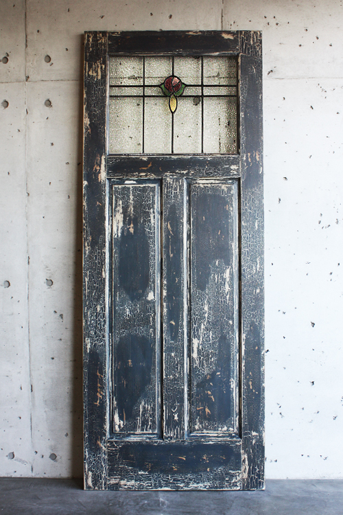 木製室内ドア　ステンドグラス　ID-462