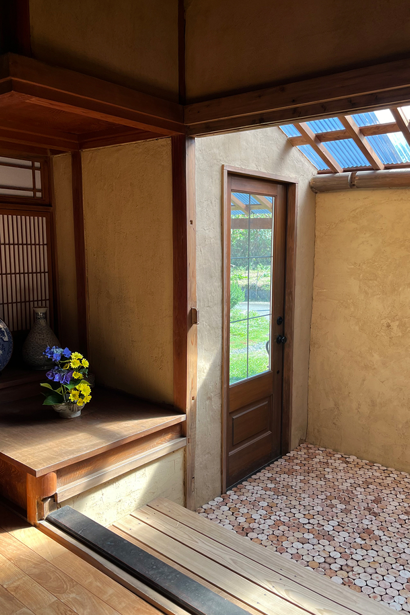 お家　木製玄関ドア　WORKS　施工実例