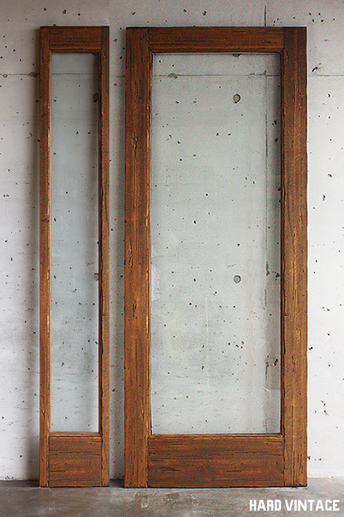 サイズオーダー 木製玄関ドア 親子 ID-1010