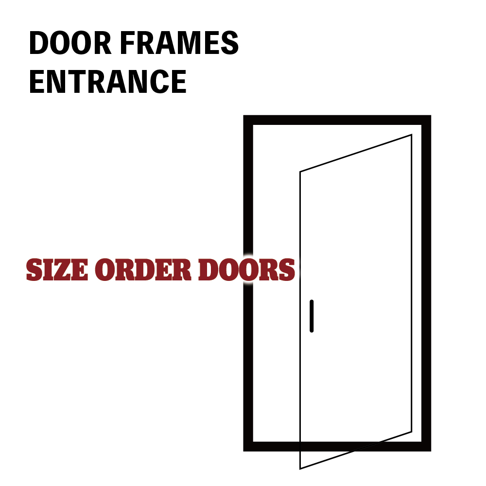 片開き戸枠セット(外部側ケーシング付) ID-1019
