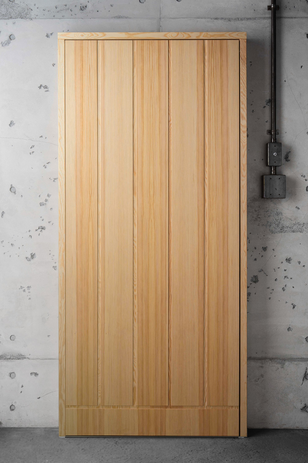 木製玄関ドア (四方枠付) ID-1099