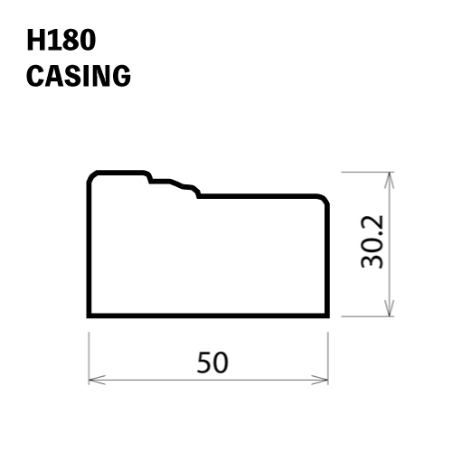 H180 ケーシング (額縁)(セット) ID-1110