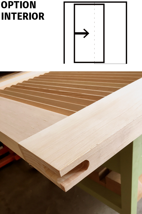 ID-719 片引き戸加工