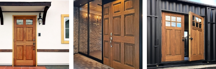 木製ドア　玄関　住宅　リフォーム01