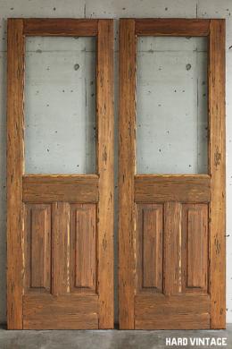 木製玄関ドア ID-946 観音開き戸 ヴィンテージフィニッシュ