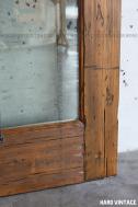 サイズオーダー木製玄関ドア ID-1005 観音開き戸 ヴィンテージフィニッシュ