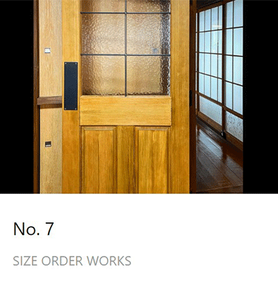 Size order customer's no.7　京都府　S 様